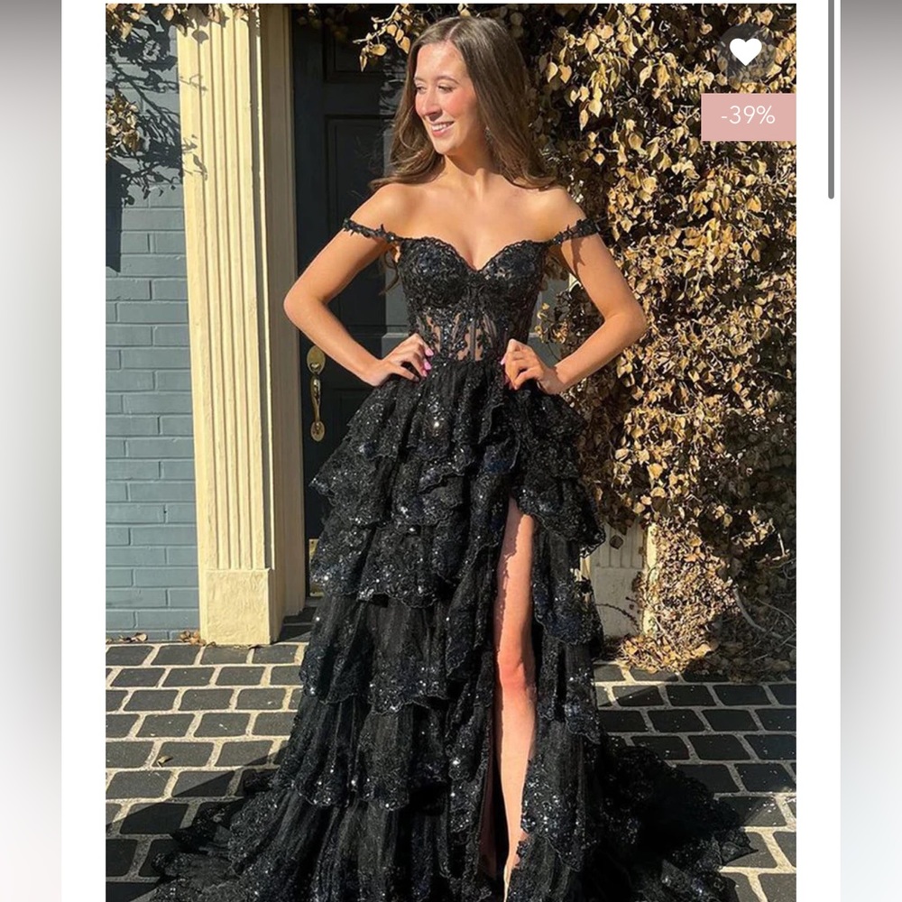 Prom Lily Black Prom Dress